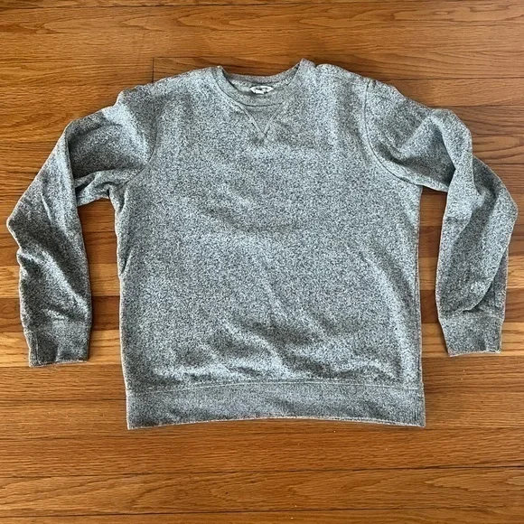FatFace Gray Heather Lightweight Lounge Crew Sweatshirt Medium - Picture 1 of 2